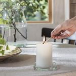 شمع معطر(سفید)