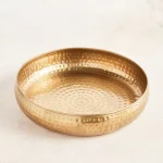 ظرف دکوراتیو طلایی هوم سنتر