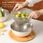 کاسه های مدرج استیل بهمراه درب و آبکش - Image 3