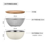 کاسه های مدرج استیل بهمراه درب و آبکش - Image 5