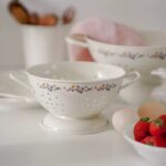 آبکش لعابی گلدار - Image 2