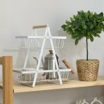 استند دو طبقه فلزی