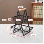 استند دو طبقه فلزی - Image 3