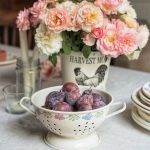 آبکش لعابی طرحدار