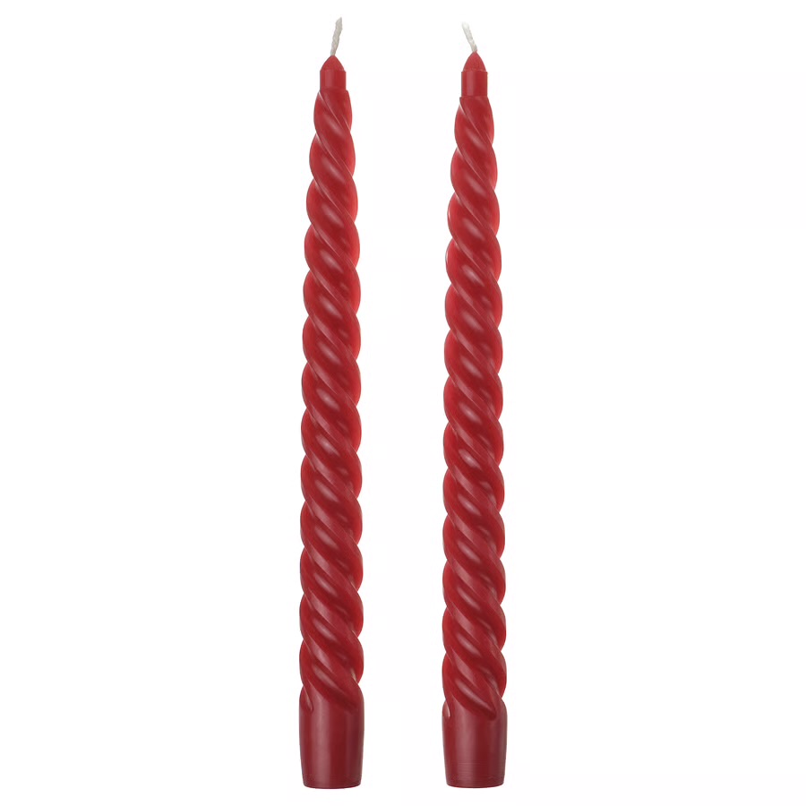 شمع کریسمسی قرمز