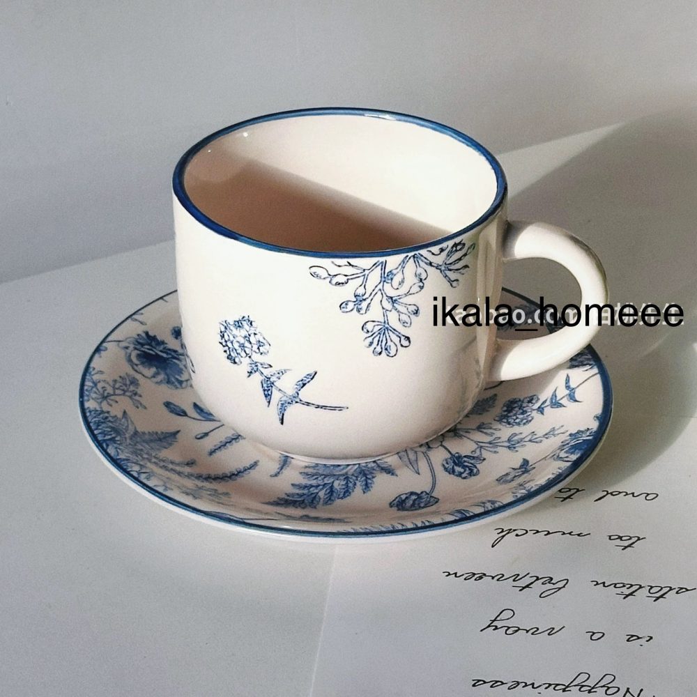 ماگ گل آبی - Image 1