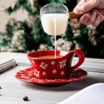 فنجان نعلبکی کریسمسی قرمز - Image 2