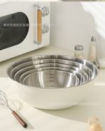 کاسه های استیل مدرج بژ - Image 2