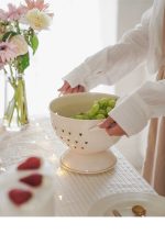 آبکش لعابی طرح قلب - Image 2