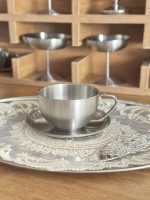 فنجان نعلبکی استیل