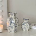 گلدان سرامیکی قلم ابی