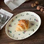 بشقاب سرو طرح گل - Image 2